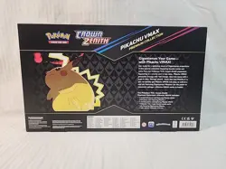 Pokemon TCG Crown Zenith Pikachu VMax Premium Collection Box - 7 Booster Packs - Image 3