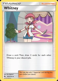 Pokemon Whitney (193/240) Lost Thunder LP - Image 1