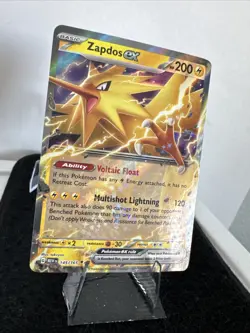 Zapdos ex 151 Ultra Rare Pokemon TCG 145/165 Scarlet & Violet - Image 2