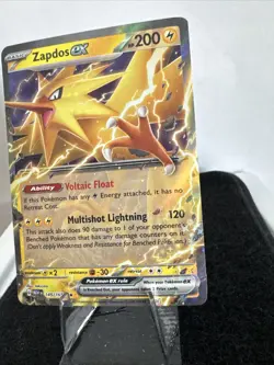 Zapdos ex 151 Ultra Rare Pokemon TCG 145/165 Scarlet & Violet - Image 3