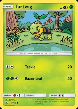 Pokemon Turtwig (7/173) Ultra Prism LP - Image 1