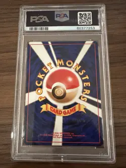 1998 Pokemon Japanese Gym Rocket’s Scyther #123 Holo Rare PSA 8 NM-MT w/ Swirl - Image 4