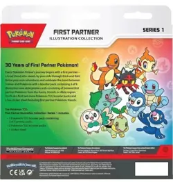 X4 Pokemon TCG First Partner Illustration Collection Series 1 New Sealed X4 - Image 2