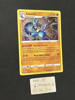 Pokemon Brilliant Stars - Lucario - 079/172 - Holo Rare - M/NM - Image 3