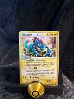 Pokemon TCG Feraligatr (Delta Species) 2/101 Dragon Frontiers Holo MP - Image 1