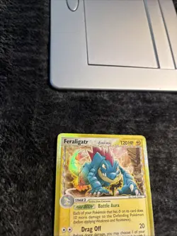 Pokemon TCG Feraligatr (Delta Species) 2/101 Dragon Frontiers Holo MP - Image 3