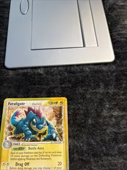 Pokemon TCG Feraligatr (Delta Species) 2/101 Dragon Frontiers Holo MP - Image 4