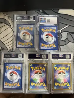 Pokemon TCG Graded Slabs Lot of 4 PSA 9 & 1 CGC 9.5. Parasol Lady, Tag Team. - Image 2