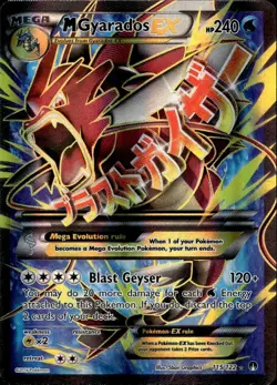 M GYARADOS EX 115/122 RARE ULTRA BREAKPOINT POKEMON - Image 1