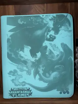 pokemon Laser Engraved Phantasmal Flames Top Loader Binder Made To Order - Image 1