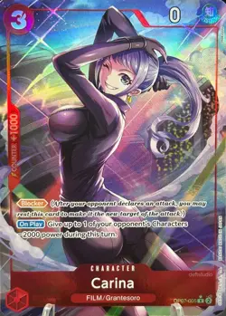 • Carina • OP07-005 Alt Art Holo 500 Years in the Future One Piece TCG NM - Image 1