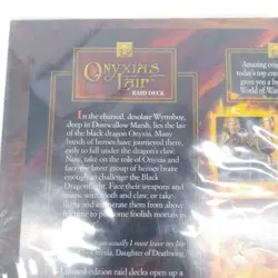 World of Warcraft Raid Deck Onyxia’s Lair Upper Deck Blizzard - New Old Stock - Image 5