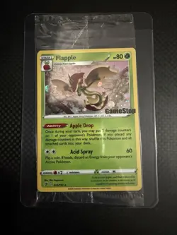 Flapple 022/192 GameStop Exclusive Stamped Promo Pokemon Card (SEALED) - Image 1