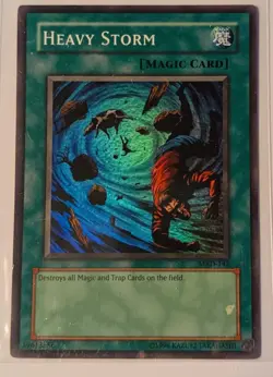 1996 Konami Yu-Gi-Oh Trading Card Heavy Storm Magic Near Mint YC1 - Image 1