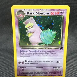 Pokemon Dark Slowbro TCG Holo Rare Card 12/82 Lightly Played LP Condition - Image 2