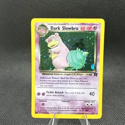 Pokemon Dark Slowbro TCG Holo Rare Card 12/82 Lightly Played LP Condition - Image 3