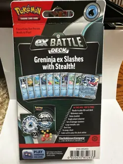 Pokemon TCG ex Battle Deck -Greninja ex - Factory Sealed Box 60 Card Deck - Image 2