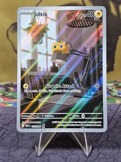 Pokemon TCG Joltik 116/086 White Flare Illustration Rare Holo Card NM - Image 1