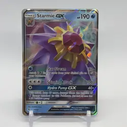 Starmie GX 14/68 Pokemon Card 2019 Hidden Fates Holo Ultra Rare Near Mint Card - Image 1