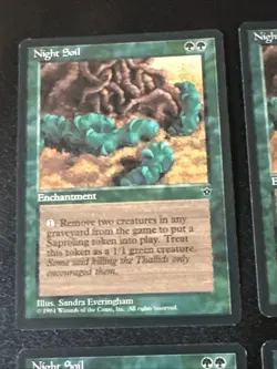 Night Soil X4 Fallen Empires Ex Condition See Pics Front/back - Image 5