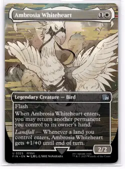 Ambrosia Whiteheart (Borderless) 325 FINAL FANTASY Magic: The Gathering NM - Image 1