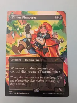 Pitiless Plunderer -Magic The Gathering Secret Lair Drop MTG with Treasure Token - Image 2