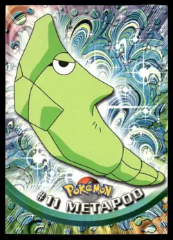 Pokemon Cards Metapod #11 Topps Trading Cards Series 1 LP *1 - Image 1