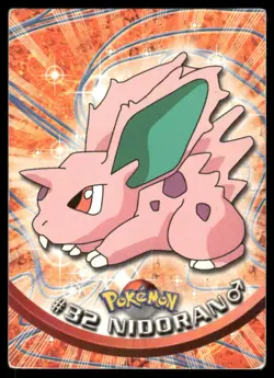 Pokemon Cards Nidoran #32 Topps Trading Cards Series 1 MP *2 - Image 1