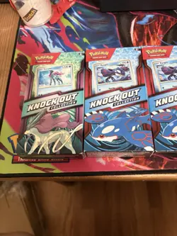 Pokemon Knockout Collection Kyogre & Suicune New Sealed Lot Of 5 - Image 2