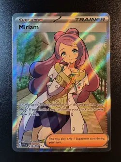 Miriam (Full Art) - 238/198 - SV1 Base Set Double Rare Holo Pokemon Card - NM - Image 1