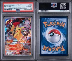 Pikachu 5th Anniversary Chinese Promo PSA 10 GEM MINT Pokemon - Image 3