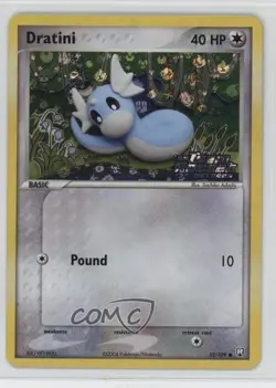 Dratini Reverse Foil Pokemon EX Team Rocket Returns #52 2004 - Image 1