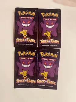 Four (4) Pokemon TCG 2022 Halloween Trick or Trade Sealed BOOster Packs. - Image 2