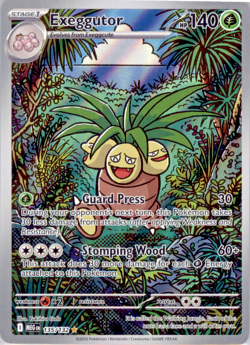 Exeggutor #135/132 Mega Evolution Pokemon 2025 NM - Image 1