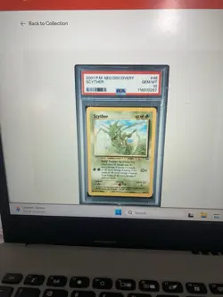 Pokemon TCG Scyther 2001 Neo Discovery PSA 10 Gem Mint #10 - Image 2