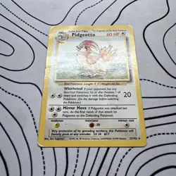 Pokemon TCG Pidgeotto 22/102 Base Set Non-Holo Rare MP/HP - Image 2