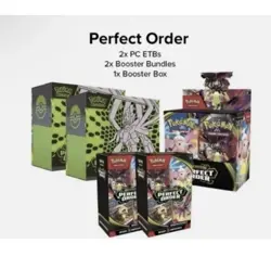 Perfect Order Pokemon Center ETB x2 + Booster Box x1 + Booster Bundle x2 Presale - Image 1