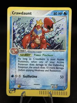 Pokemon Crawdaunt 3/97 ex Dragon Holo LP/MP - Image 1