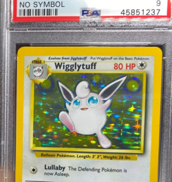 POKEMON JUNGLE WIGGLYTUFF HOLO NO SYMBOL 16/64 PSA 9 45851237 - Image 5