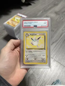 Pokemon 1999 Jungle Wigglytuff #32 PSA 9 - Image 1