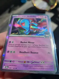 Pokemon TCG Team Rocket's Wobbuffet 082/182 : Destined Rivals Reverse Holo - Image 3