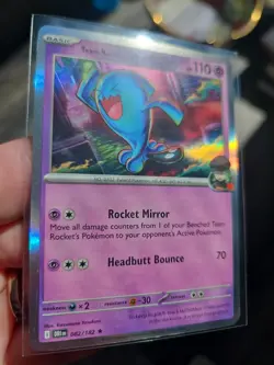 Pokemon TCG Team Rocket's Wobbuffet 082/182 : Destined Rivals Reverse Holo - Image 4