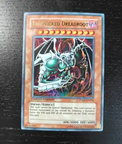 Wicked Dreadroot Konami Yugioh JUMP-EN018 Shonen Jump Ultra Rare Foil Promo MP - Image 1