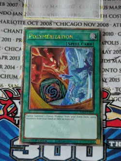 Polymerization (B) (HERO Art) RA03-EN051 Quarter Century Secret Rare- Yugioh! - Image 1