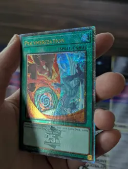 Polymerization (B) (HERO Art) RA03-EN051 Quarter Century Secret Rare- Yugioh! - Image 2