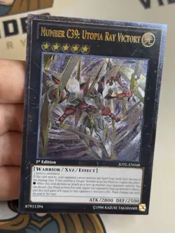 Number C39: Utopia Ray Victory JOTL-EN048 Ultimate Rare 1st Edition YuGiOh! NM - Image 2