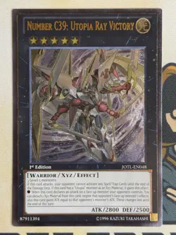 Number C39: Utopia Ray Victory JOTL-EN048 Ultimate Rare 1st Edition YuGiOh! NM - Image 3