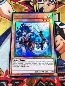Mermail Abysslinde ra04-en011 (NEW) Ultimate Rare Yu-Gi-Oh - Image 1