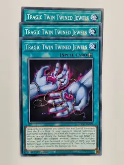 Yu Gi Oh - 3x DOOD-EN071 Tragic Twin Twined Jewels - Common - Image 1