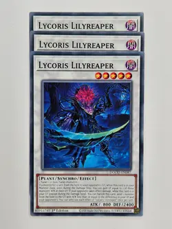 Yu Gi Oh - 3x DOOD-EN087 Lycoris Lilyreaper - Common - Image 1